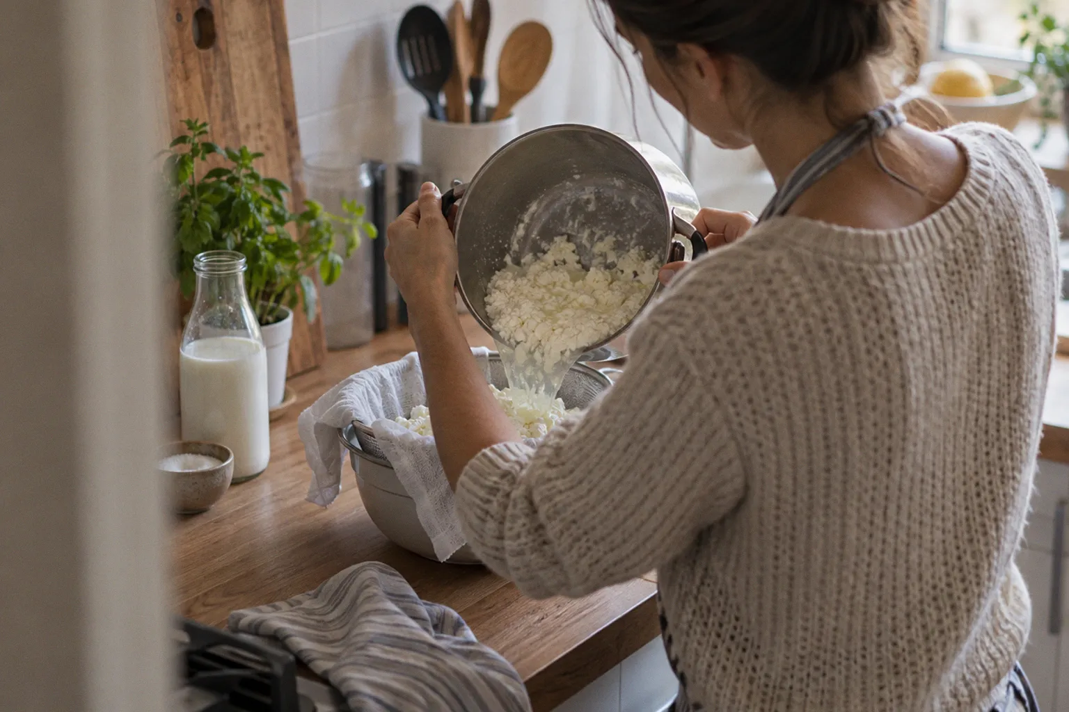Cómo elaborar tu propio queso cottage casero para evitar los ultraprocesados