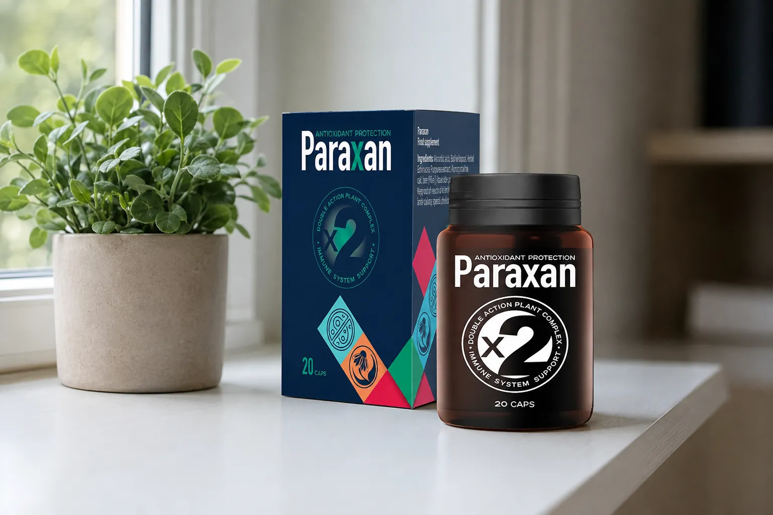 Paraxan — el envase en el día a día