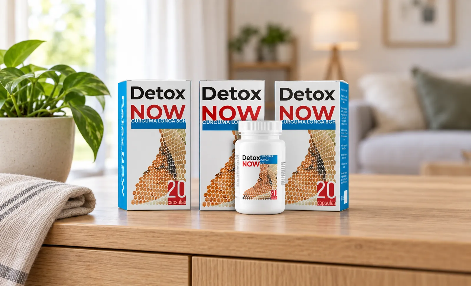 Detox Now — el envase en el día a día