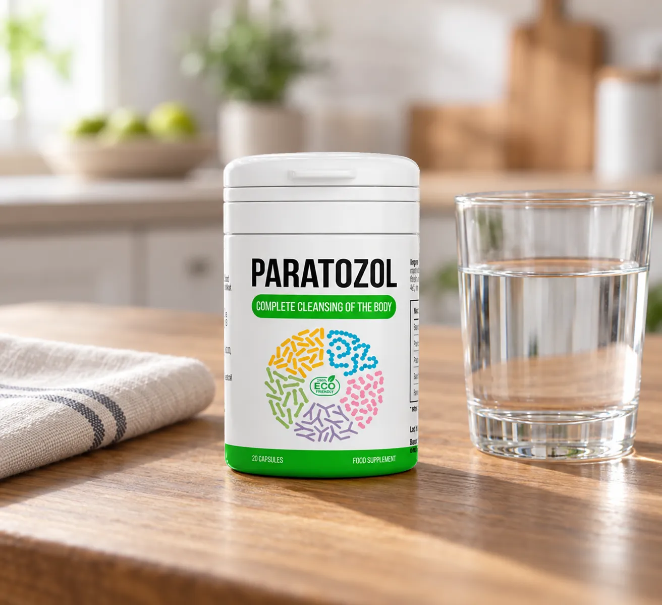 Paratozol — el envase en el día a día