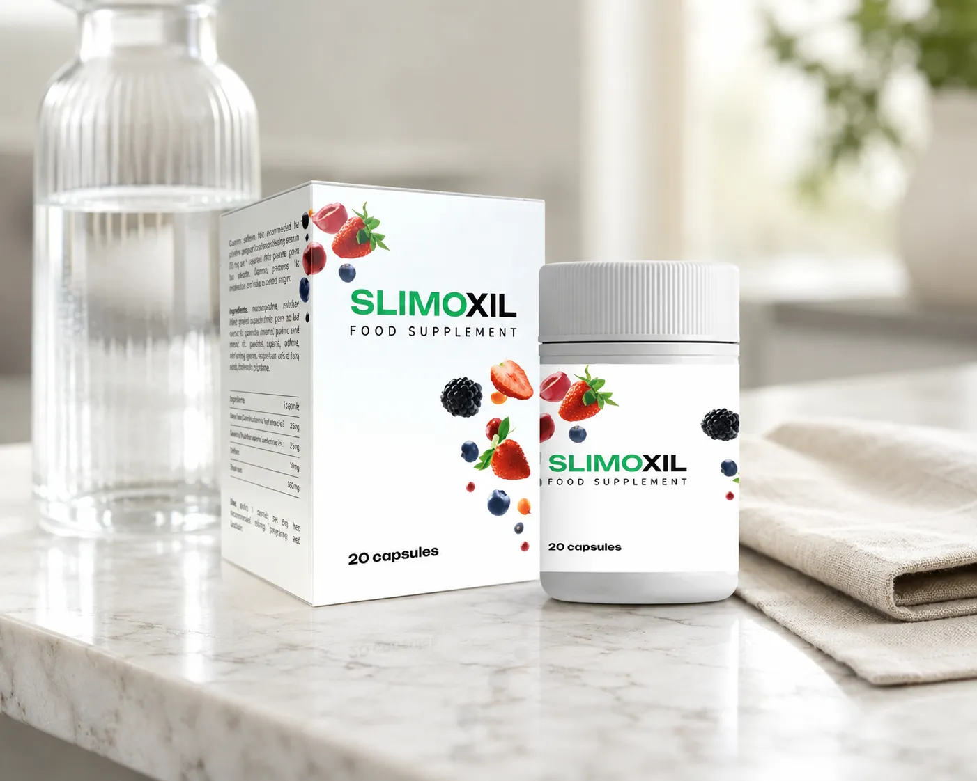 Slimoxil — el envase en el día a día
