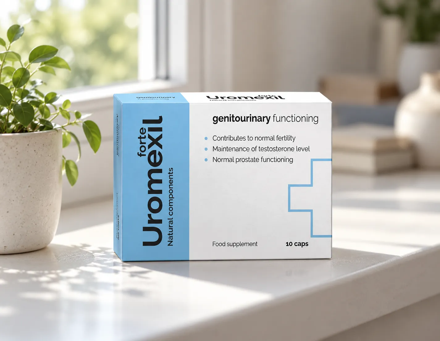 Uromexil Forte female urination — el envase en el día a día