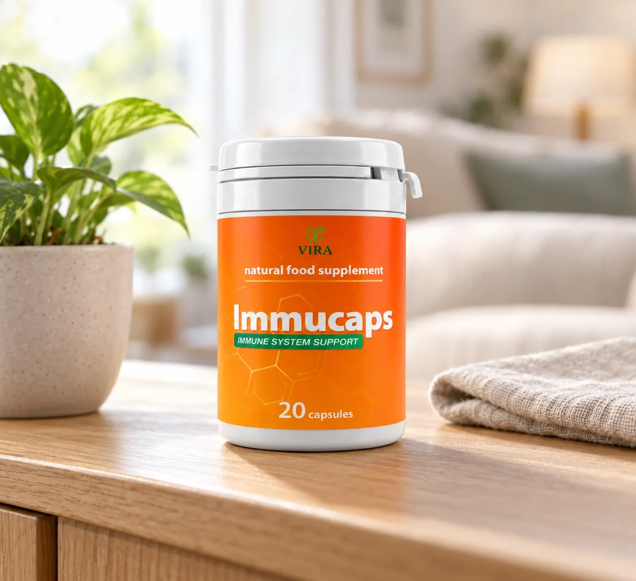 Immucaps — el envase en el día a día