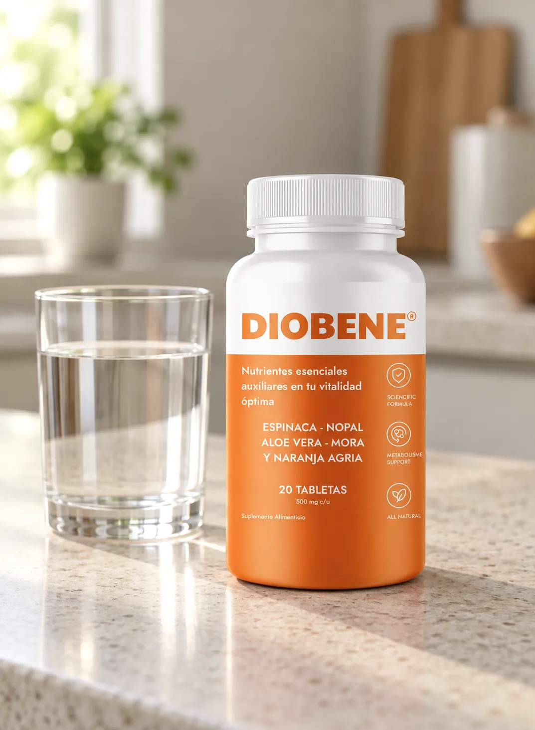 Diobene — el envase en el día a día