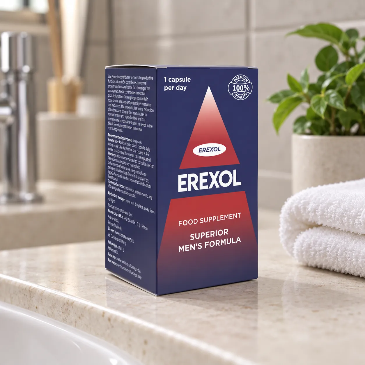 Erexol — el envase en el día a día