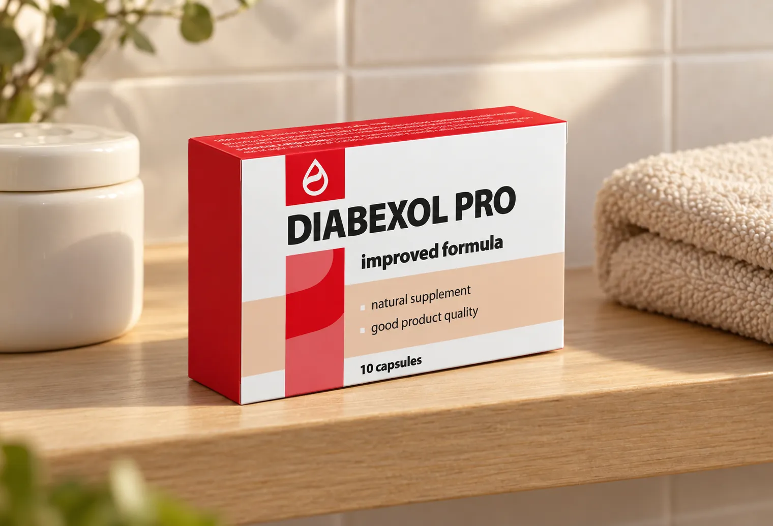 Diabexol Pro — el envase en el día a día