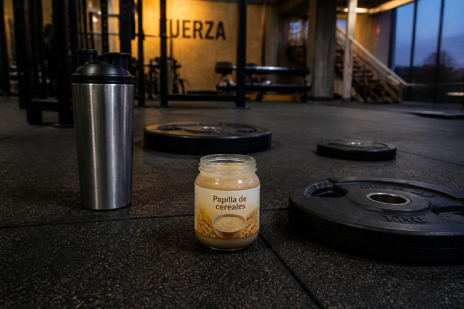 Papillas de bebé en el gimnasio: análisis de una moda